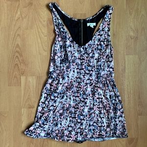 Silence + Noise zipper back tank top